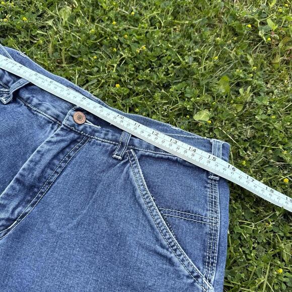 VTG Buffalo David Bitton Carpenter Jeans Cotton Relaxed Fit 33x31 Y2K Workwear - Picture 6 of 10